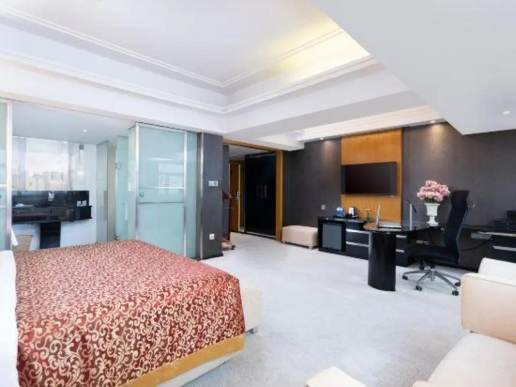 Bed in Nanning Sanzan Hotel