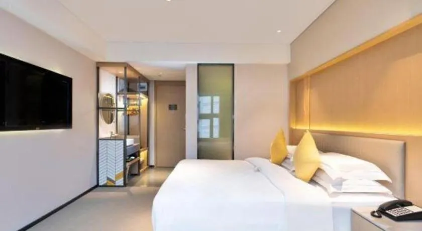 Bed in Nanning Sanzan Hotel