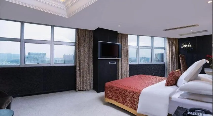 Bed in Nanning Sanzan Hotel