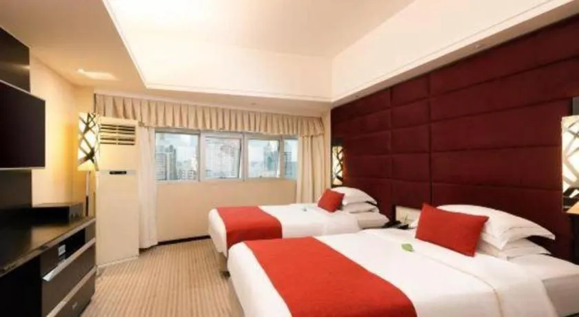 Bed in Nanning Sanzan Hotel