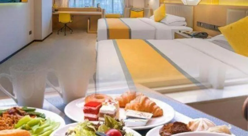 Bed in Nanning Sanzan Hotel