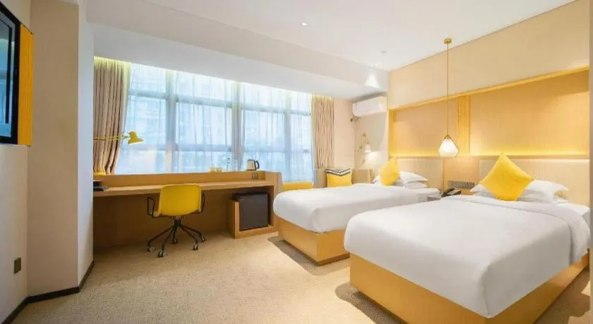 Bed in Nanning Sanzan Hotel