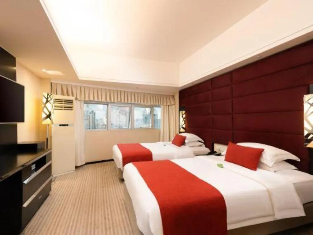 Bed in Nanning Sanzan Hotel