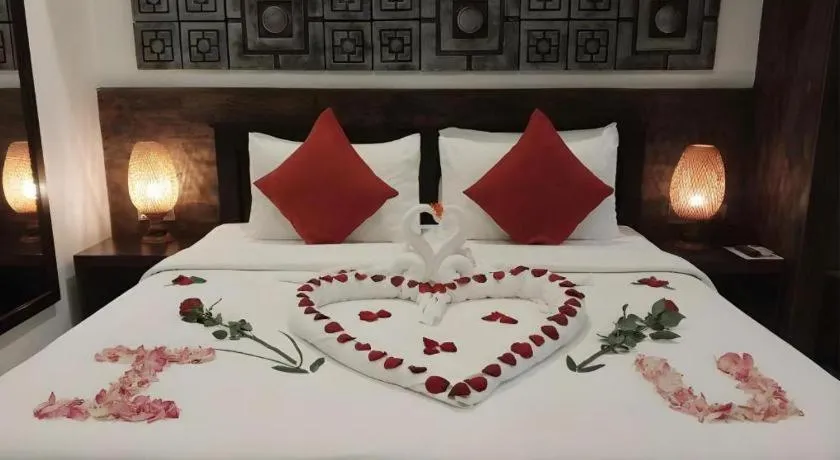 Bed in Ladear Angkor Boutique Hotel