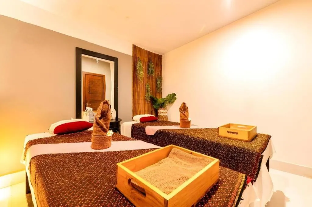 Bed in Ladear Angkor Boutique Hotel