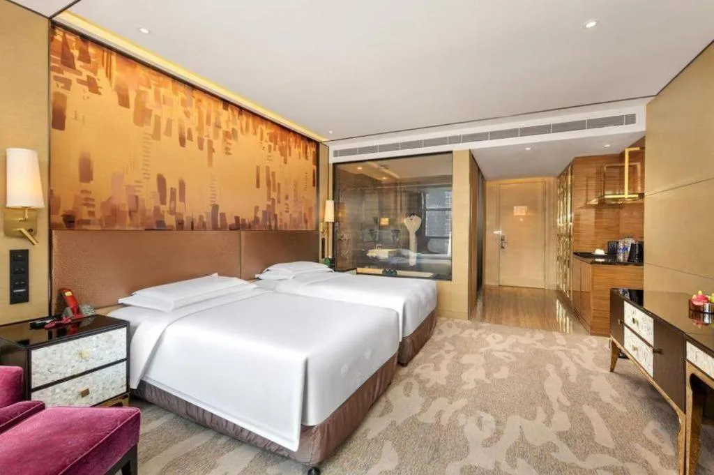 Bed in Shijiazhuang Ximeijin Continental Hotel