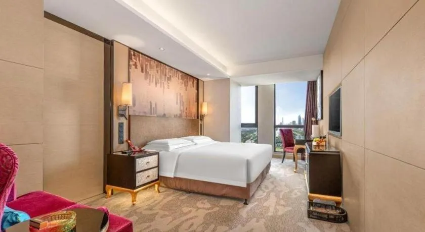 Bed in Shijiazhuang Ximeijin Continental Hotel