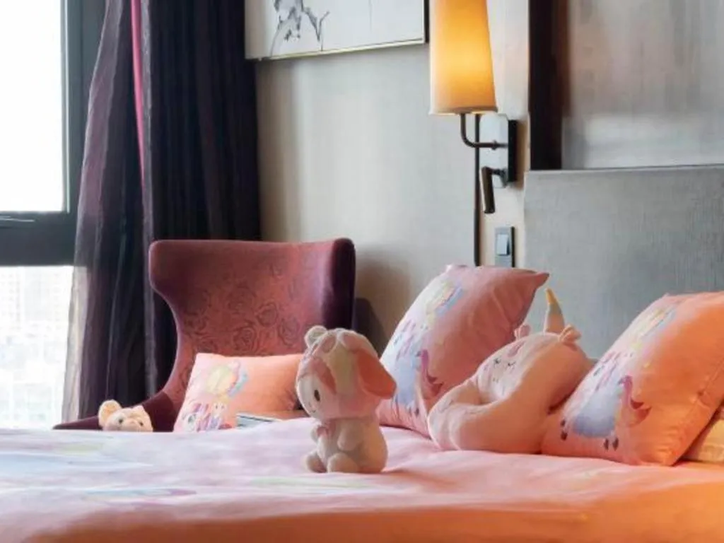 Bed in Shijiazhuang Ximeijin Continental Hotel