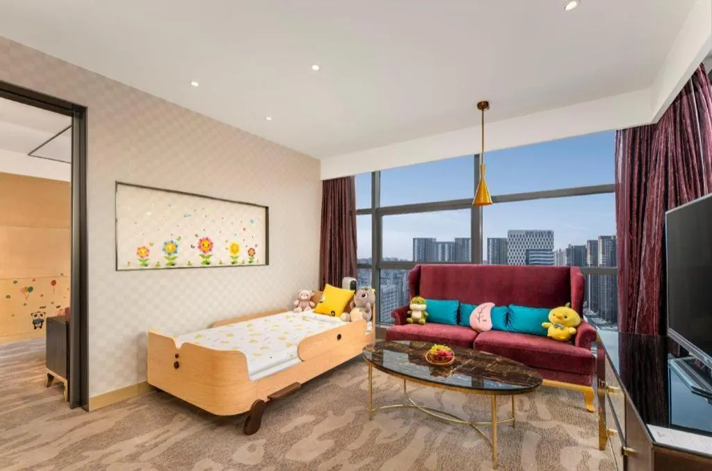 Bed in Shijiazhuang Ximeijin Continental Hotel