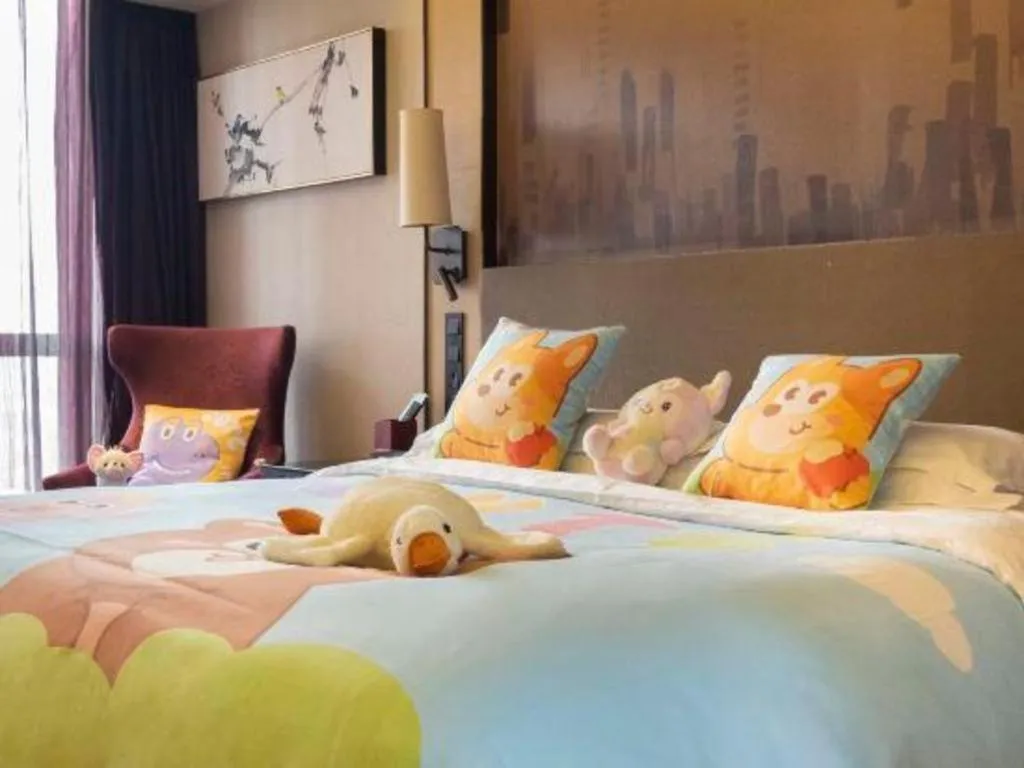 Bed in Shijiazhuang Ximeijin Continental Hotel