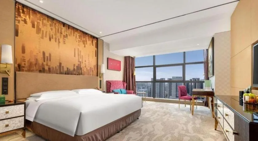 Bed in Shijiazhuang Ximeijin Continental Hotel