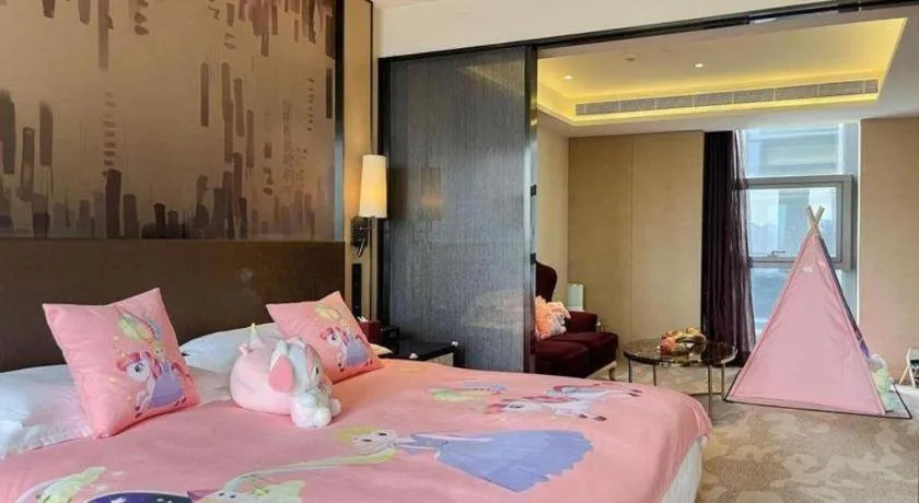 Bed in Shijiazhuang Ximeijin Continental Hotel