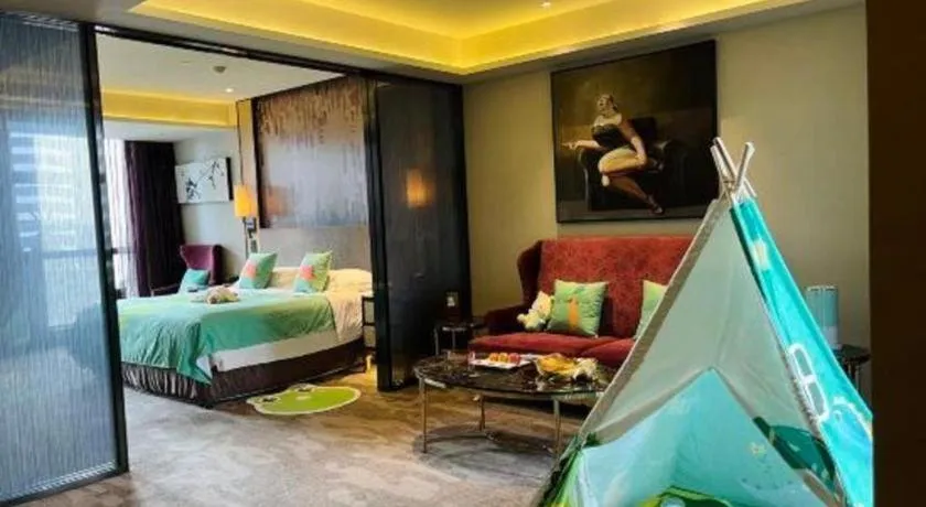 Bed in Shijiazhuang Ximeijin Continental Hotel