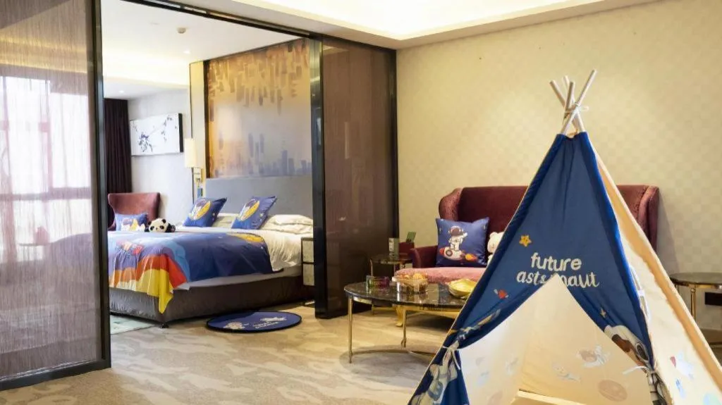 Bed in Shijiazhuang Ximeijin Continental Hotel