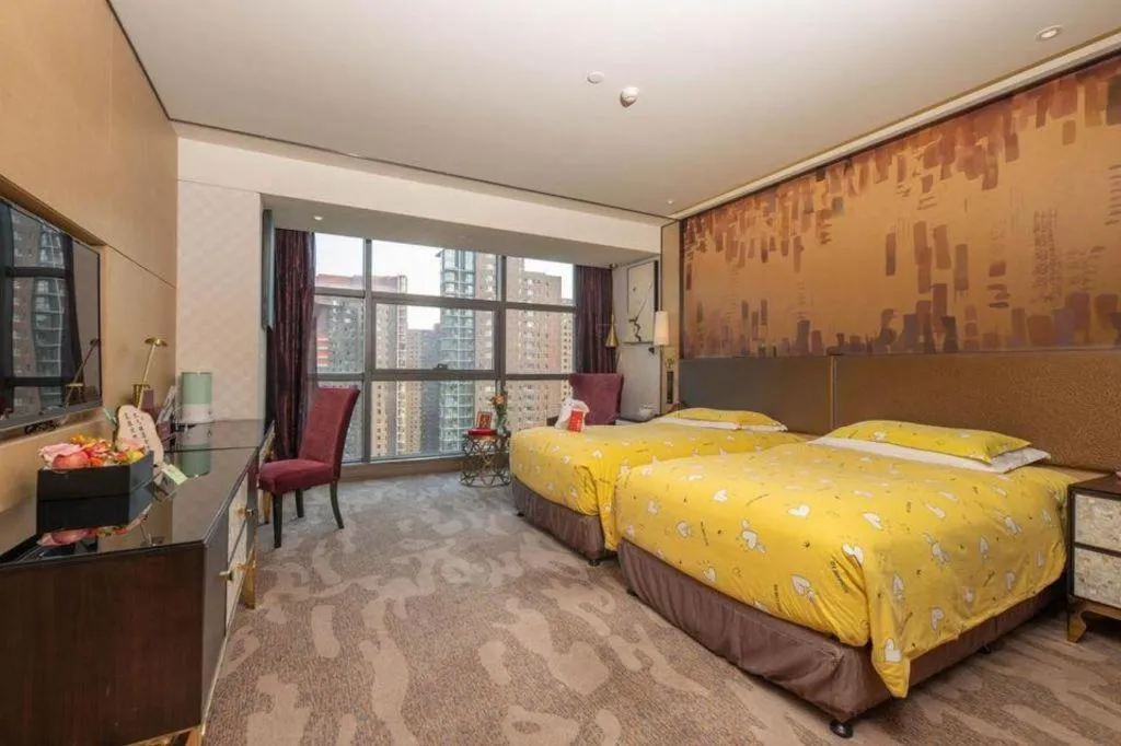 Bed in Shijiazhuang Ximeijin Continental Hotel