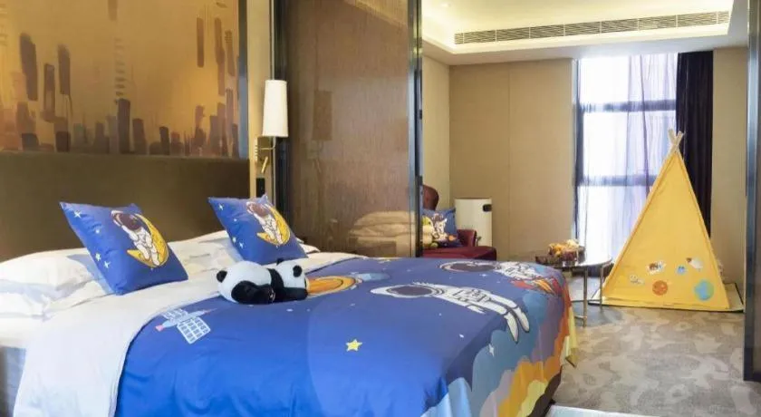 Bed in Shijiazhuang Ximeijin Continental Hotel