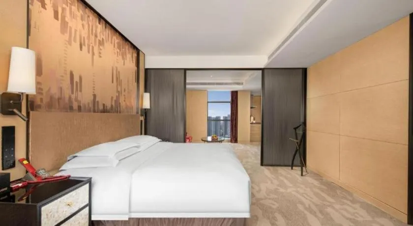 Bed in Shijiazhuang Ximeijin Continental Hotel