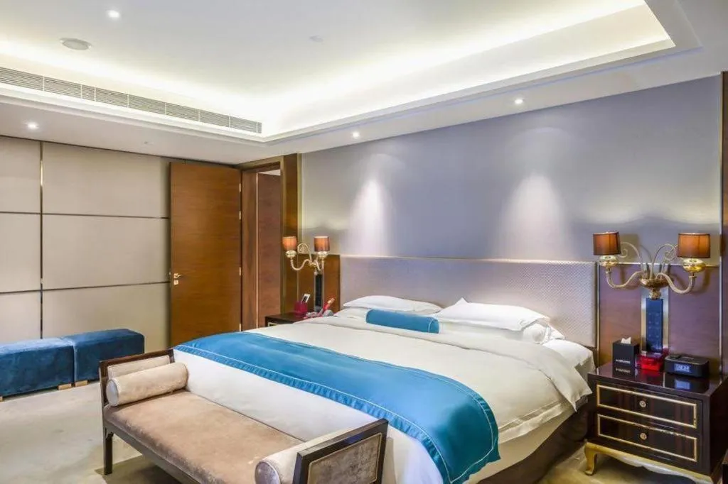 Bed in Shijiazhuang Ximeijin Continental Hotel