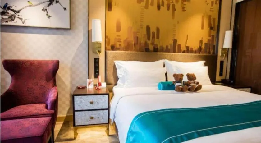 Bed in Shijiazhuang Ximeijin Continental Hotel