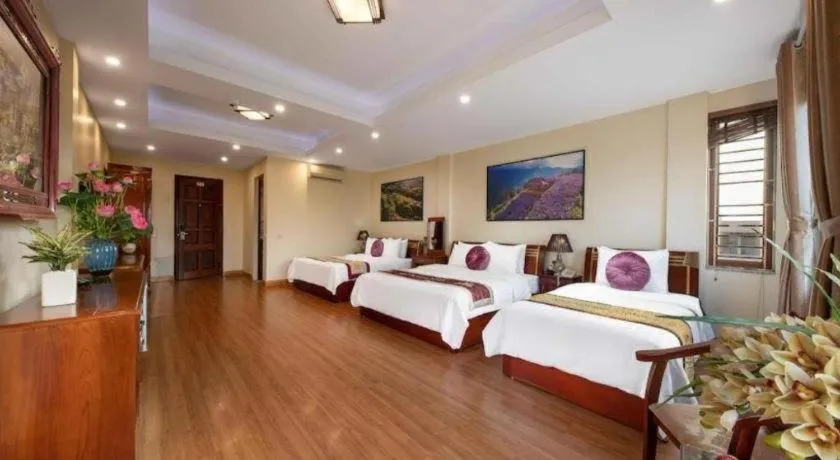 Bed in Viet Village Hotel