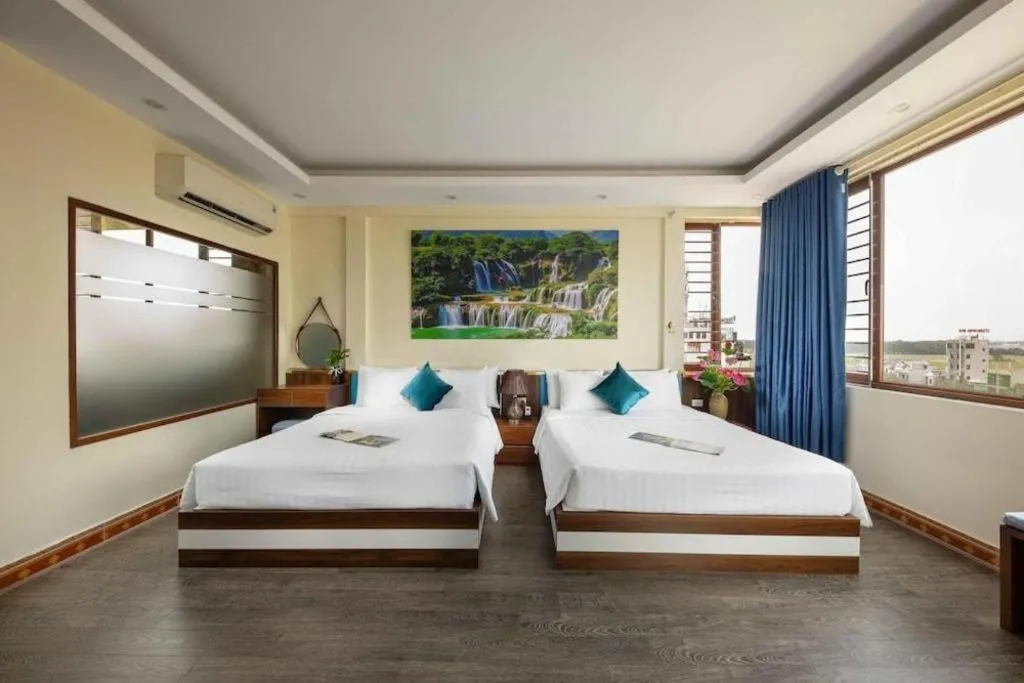 Bed in Viet Village Hotel