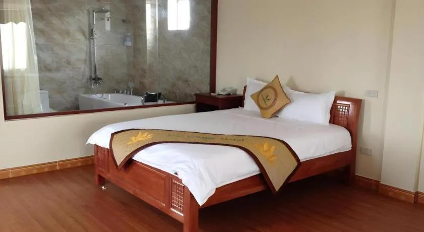 Bed in Viet Village Hotel