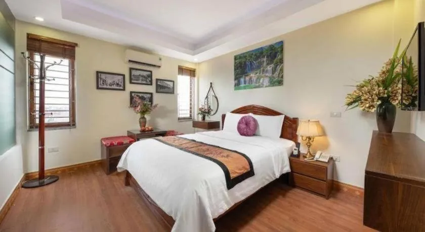 Bed in Viet Village Hotel