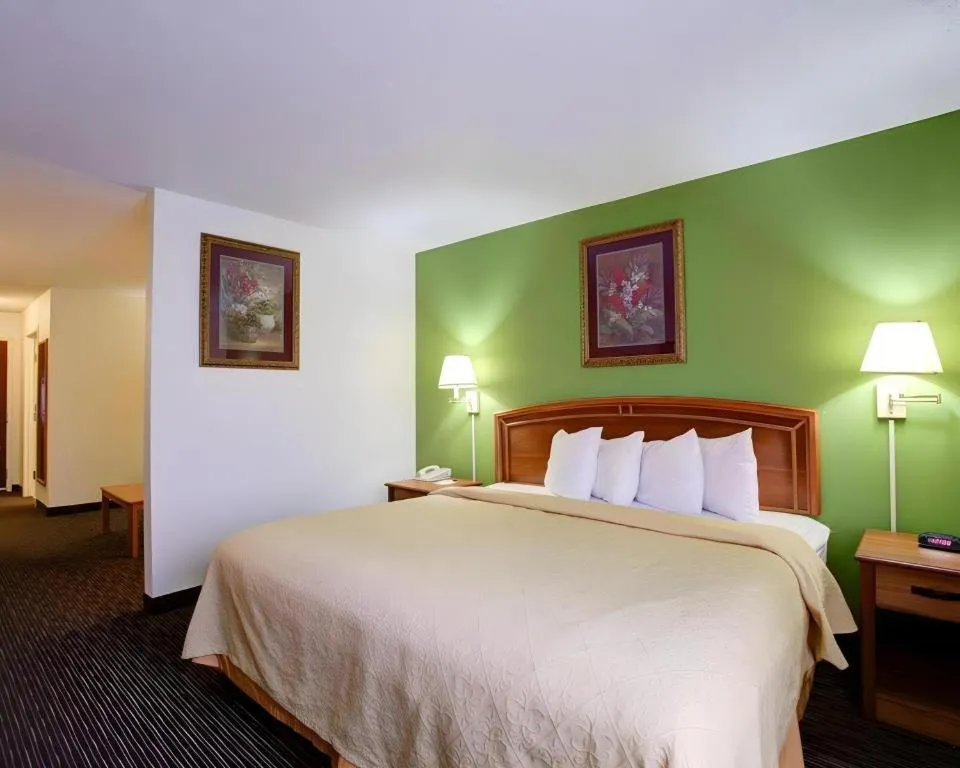 Bed in Quality Inn & Suites Austin Airport