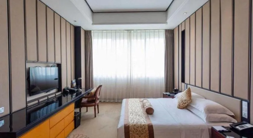 Bed in Jiuhua Jin Jiang International Hotel