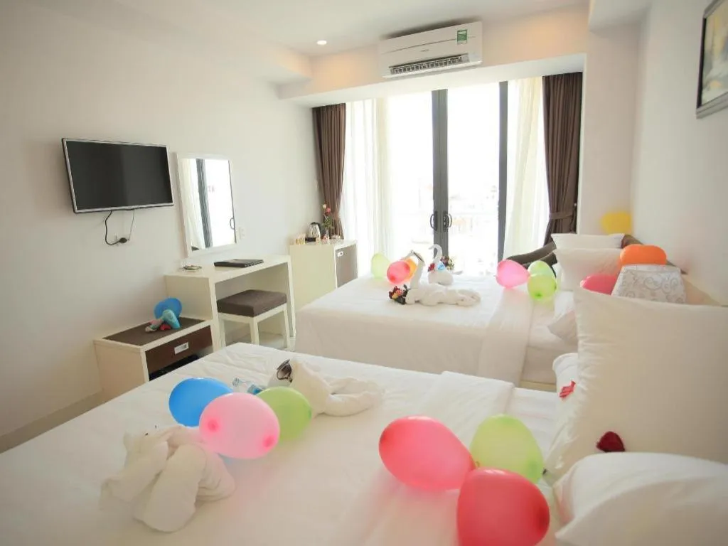 Bed in Sophia Hotel Nha Trang