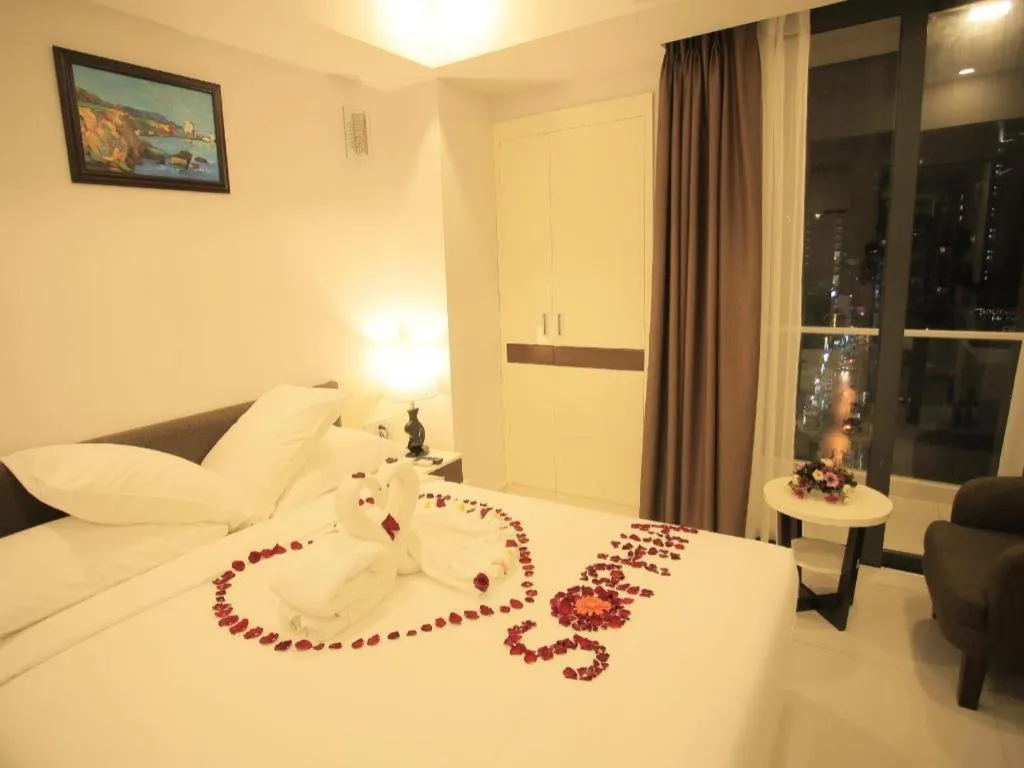 Bed in Sophia Hotel Nha Trang