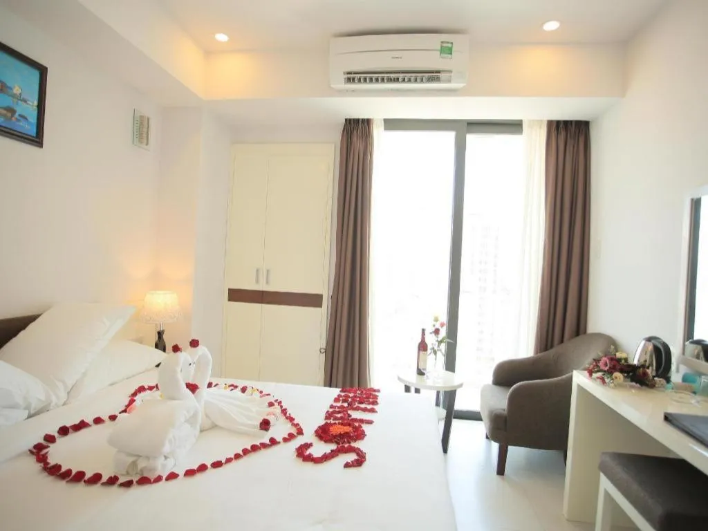 Bed in Sophia Hotel Nha Trang