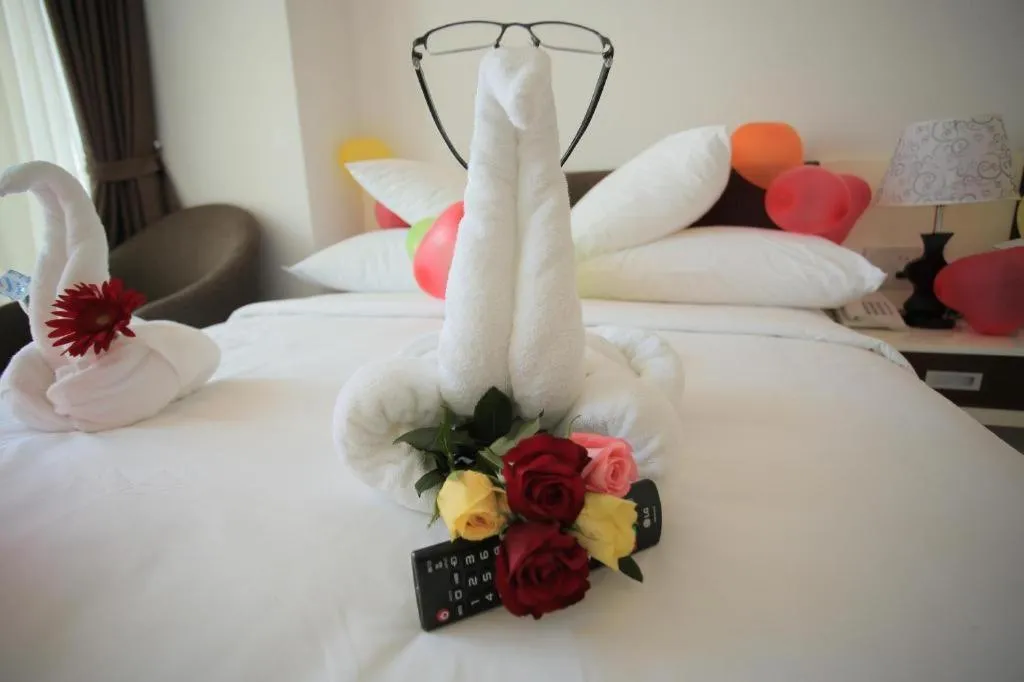 Bed in Sophia Hotel Nha Trang