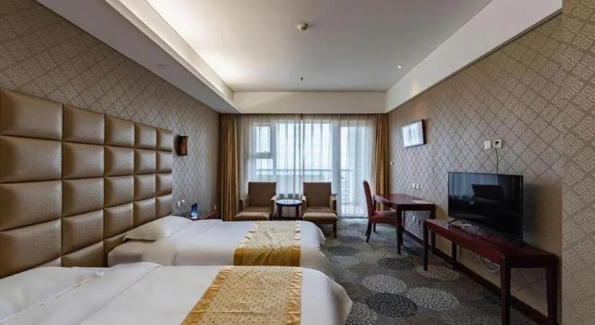 Bed in Beijing Qiaobo International Conference Hotel
