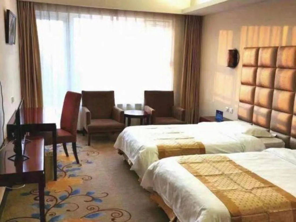 Bed in Beijing Qiaobo International Conference Hotel