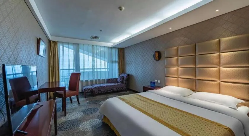 Bed in Beijing Qiaobo International Conference Hotel