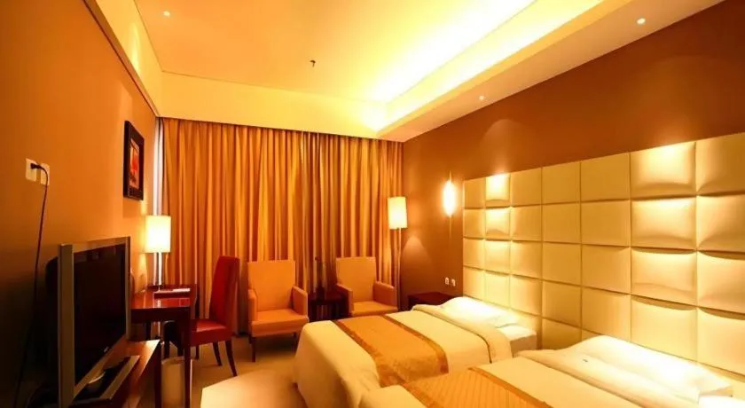 Bed in Beijing Qiaobo International Conference Hotel