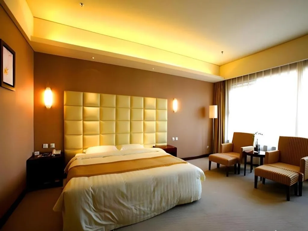 Bed in Beijing Qiaobo International Conference Hotel