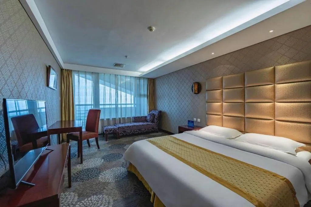 Bed in Beijing Qiaobo International Conference Hotel