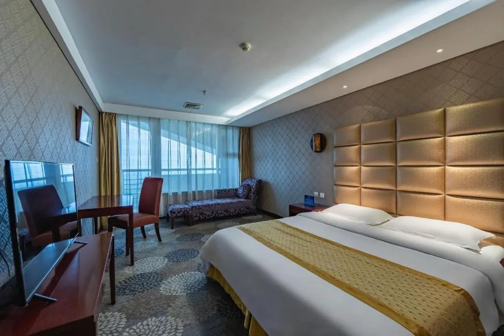 Bed in Beijing Qiaobo International Conference Hotel