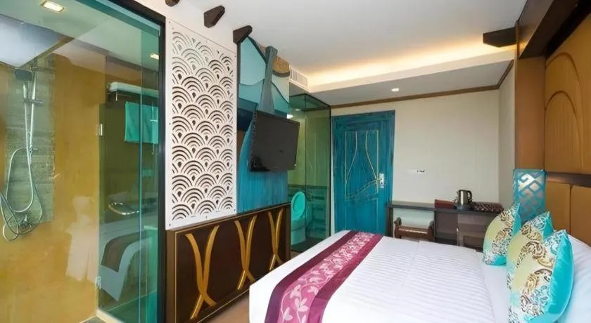 Bed in Phi Phi Nice Beach Hotel Hip