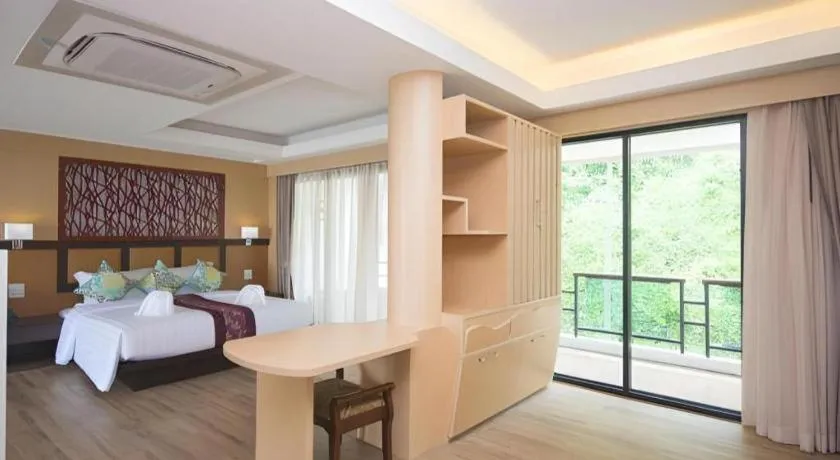 Bed in Phi Phi Nice Beach Hotel Hip