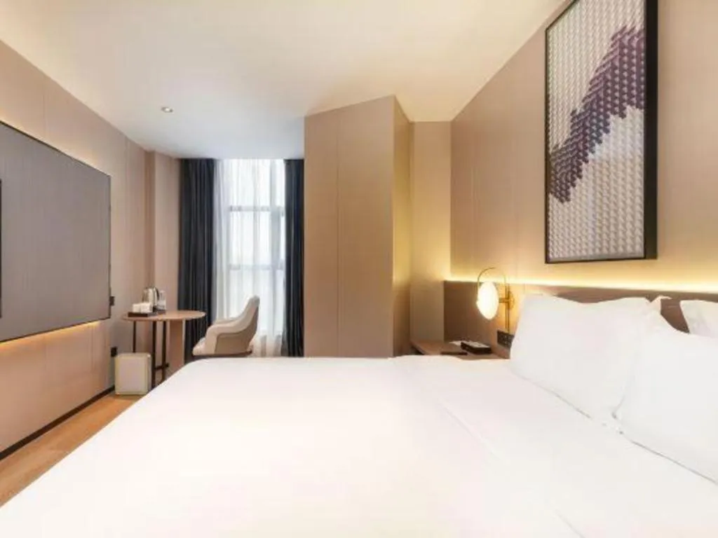 Bed in Lavande Hotel Guangzhou Financial City Tianhe Park Metro Station