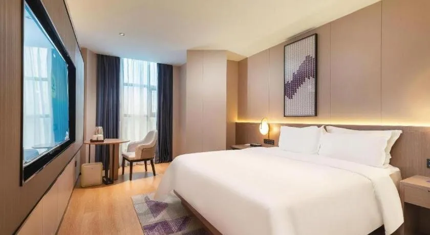 Bed in Lavande Hotel Guangzhou Financial City Tianhe Park Metro Station