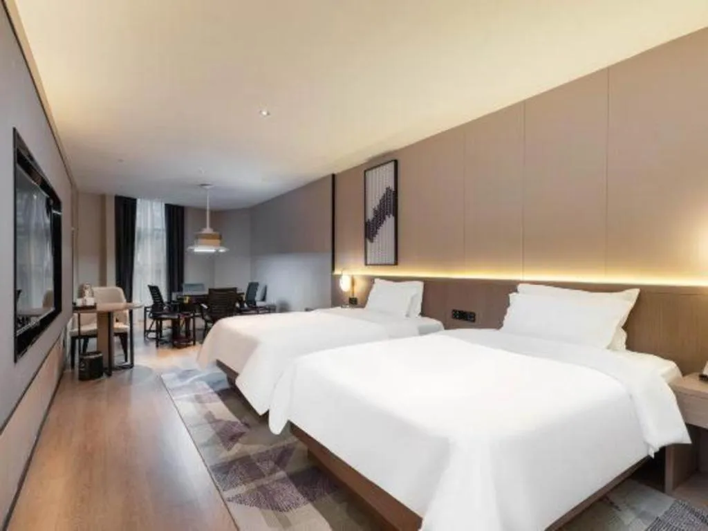 Bed in Lavande Hotel Guangzhou Financial City Tianhe Park Metro Station