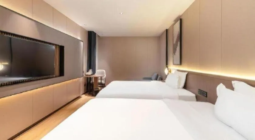 Bed in Lavande Hotel Guangzhou Financial City Tianhe Park Metro Station