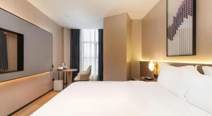 Bed in Lavande Hotel Guangzhou Financial City Tianhe Park Metro Station