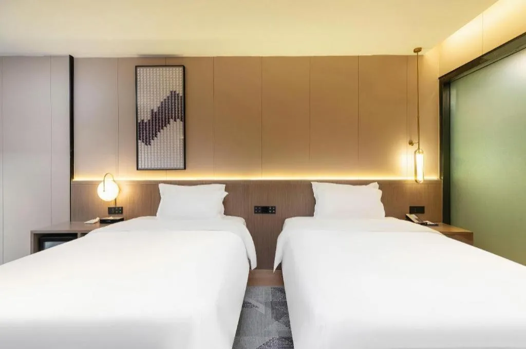 Bed in Lavande Hotel Guangzhou Financial City Tianhe Park Metro Station