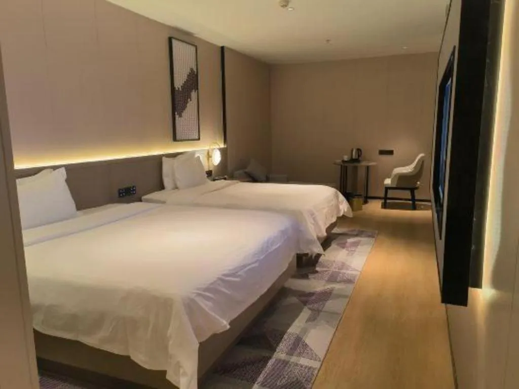Bed in Lavande Hotel Guangzhou Financial City Tianhe Park Metro Station