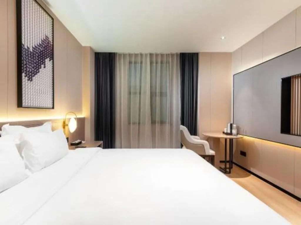 Bed in Lavande Hotel Guangzhou Financial City Tianhe Park Metro Station